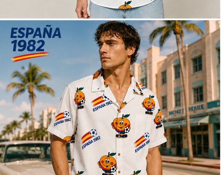 Camisa Naranjito España 82 – Natureza
