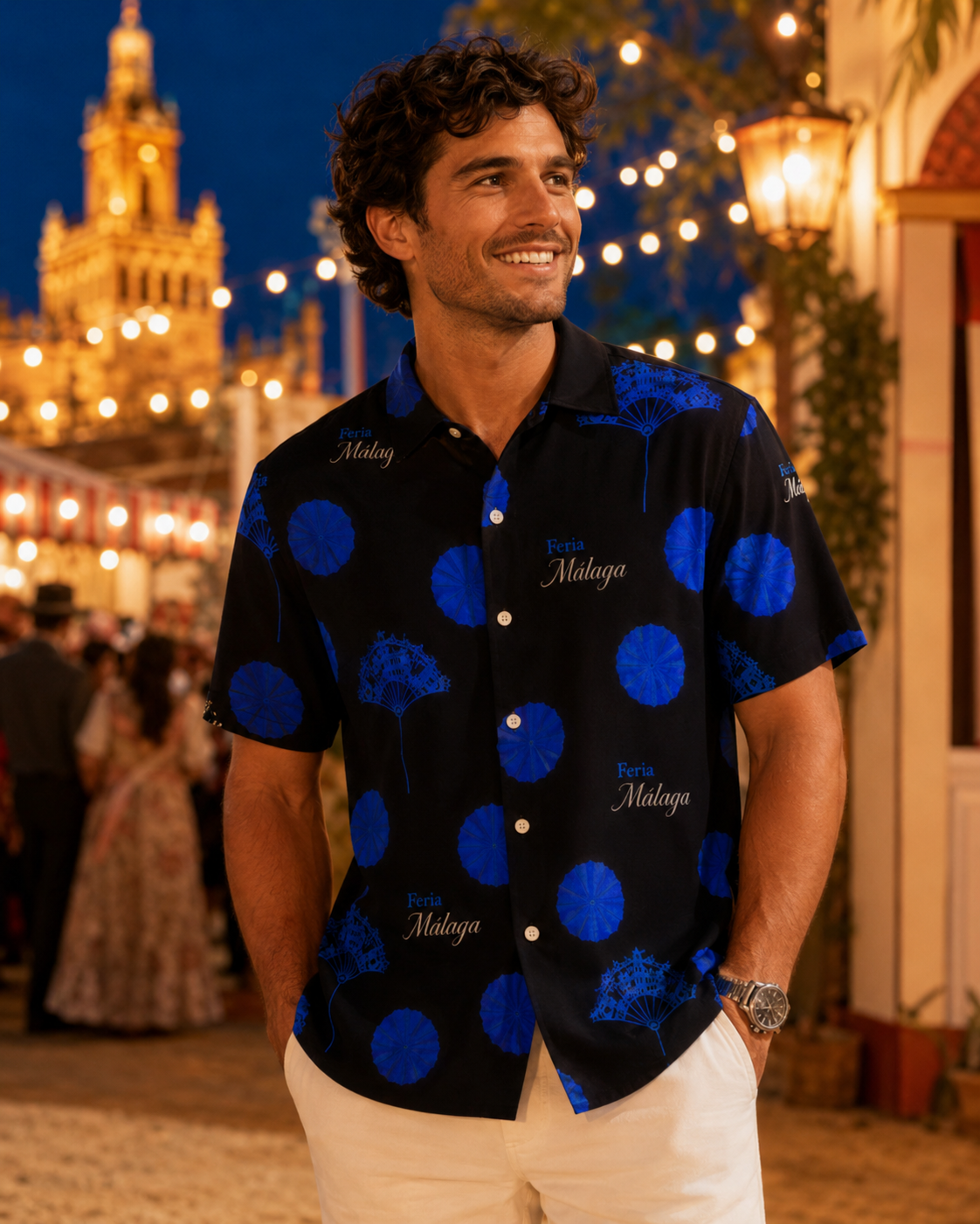 Camisa Feria Málaga Negra Natureza
