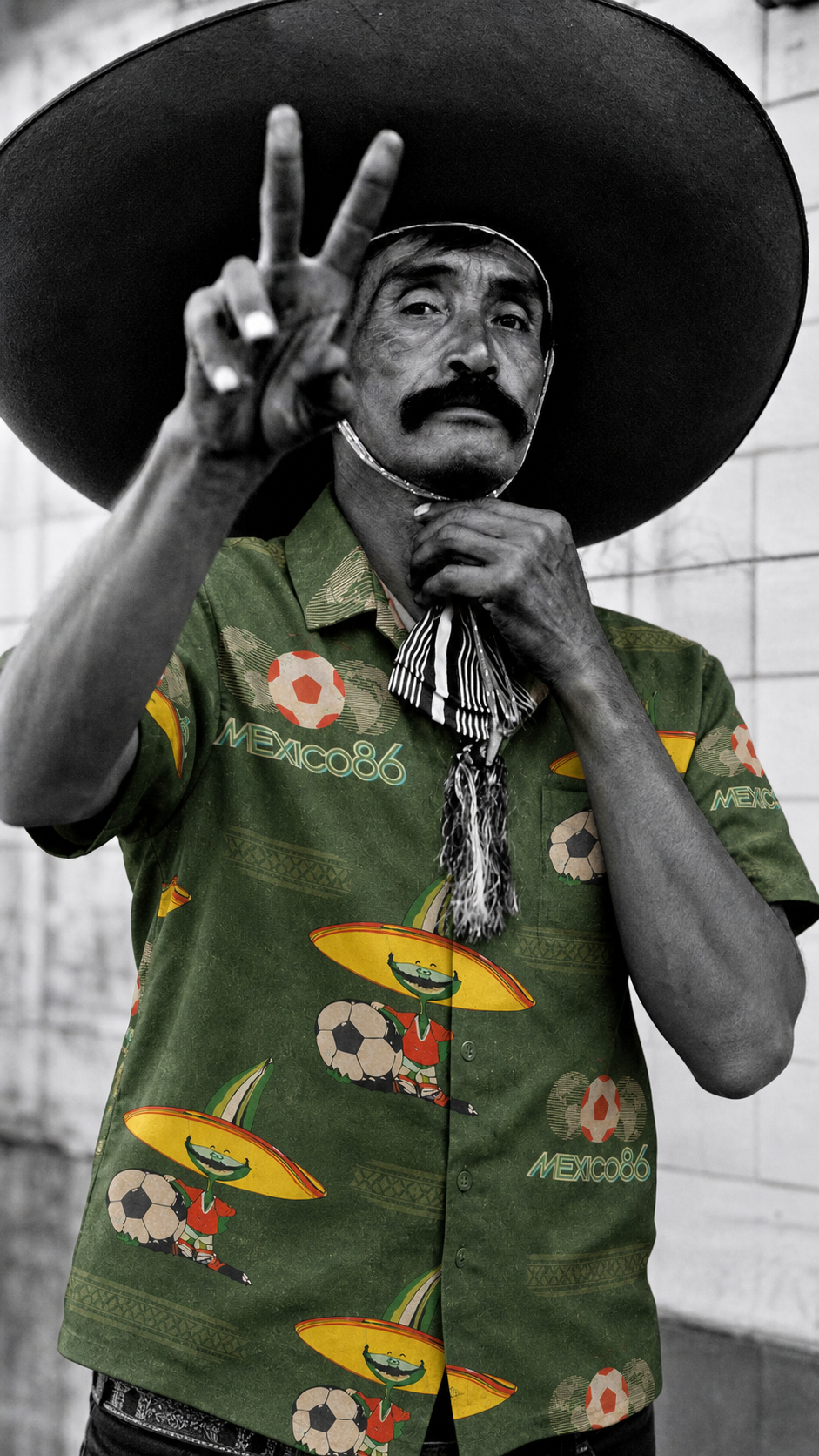 Camisa Mexico 86 manga corta – Natureza