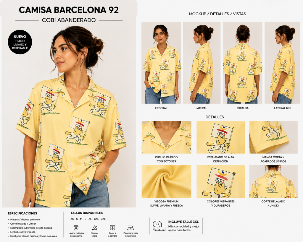 Camisa Natureza Cobi Abanderado Olímpico