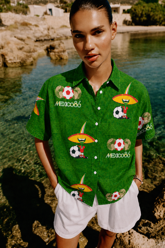 Camisa Mexico 86 manga corta – Natureza