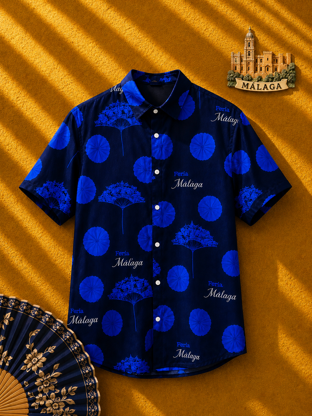 Camisa Feria Málaga Negra Natureza