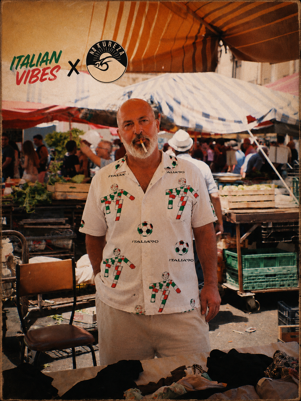 Camista ITALIA 90 manga corta – Natureza